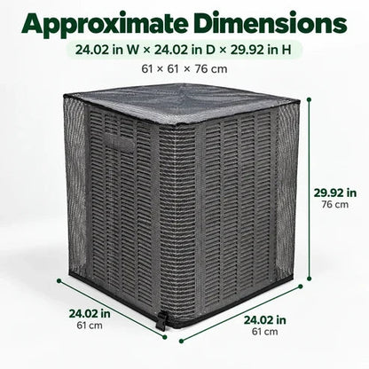 ❄️ Heavy-Duty Mesh AC Cover – All-Season Outdoor Protection